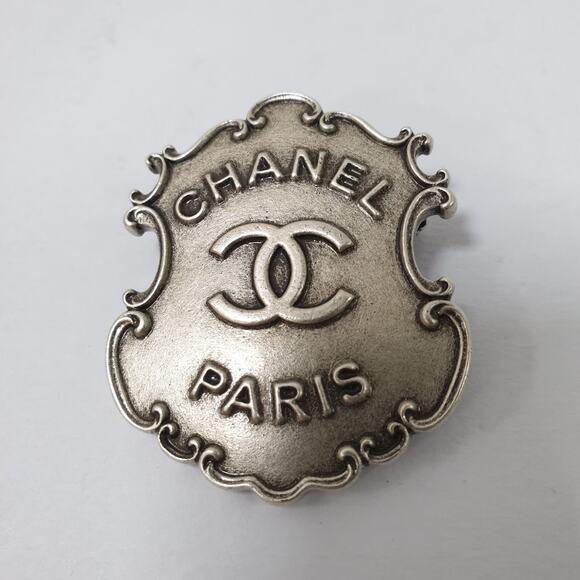 Chanel Paris-Dallas Silver Brooch - Picture 2 of 6
